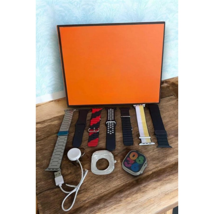 Akıllı Saat 7 Farklı Kordonlu Arama Cevaplayan Bildirim GPS Özelliği