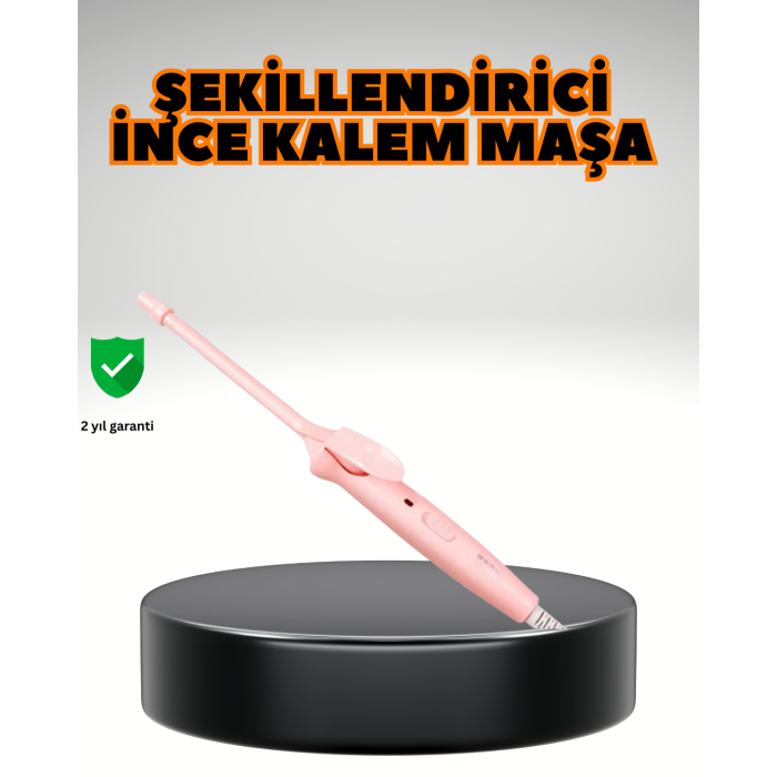 Yanma Önleyici Uçlu Profesyonel Saç Bukle Maşası