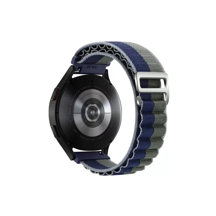 Newface Watch 22mm KR410 Kumaş Kordon - Lacivert-Yeşil