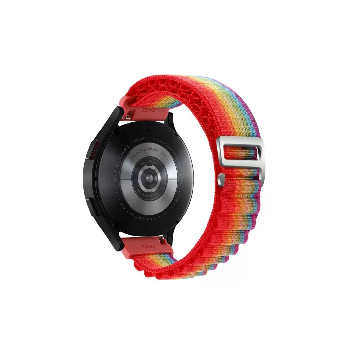Newface Watch 22mm KR410 Kumaş Kordon - Gökkuşağı 1