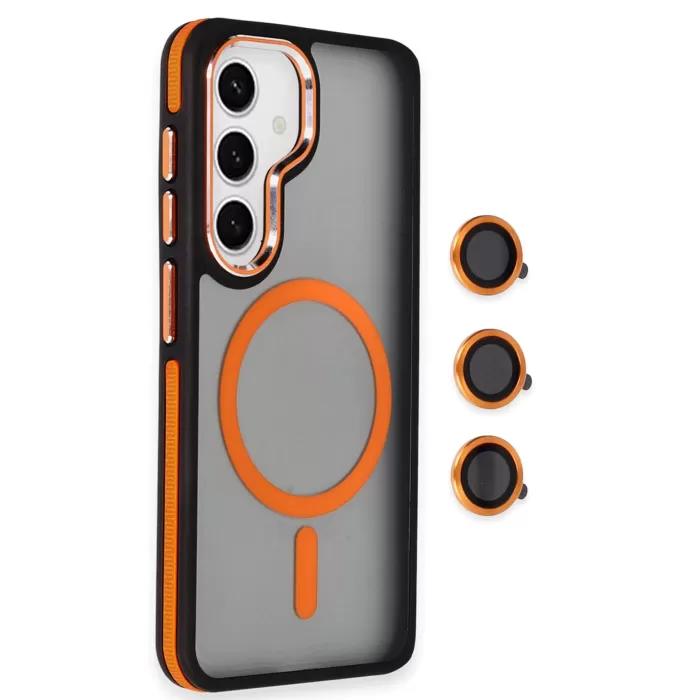 Joko Samsung Galaxy S24 Winner Magsafe Kapak - Turuncu