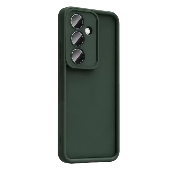 Newface Samsung Galaxy A37 5G Viera Silikon - Koyu Yeşil