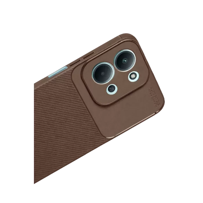 Newface Xiaomi Redmi 15C 5G Auto Focus Karbon Kapak - Kahverengi