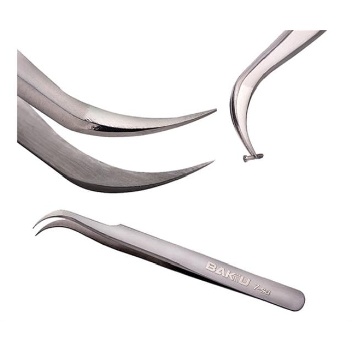 Baku BK-T7-7-SA Eğri Uçlu Cımbız