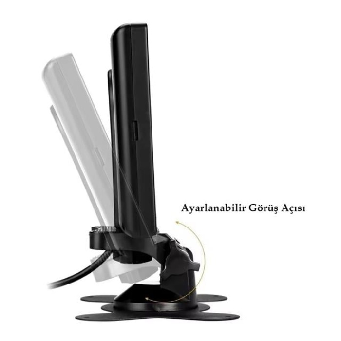 PowerMaster PM-15487 7 TFT Lcd Dijital Monitör 2 Kanal Geri Görüş Kamerası Tetiklemeli 800X480P