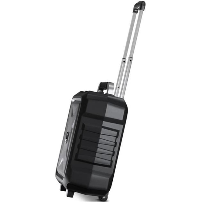 Magicvoice MV-2015 USB-SD-BT 1 El + 1 Yaka Mikrofonlu 300W Taşınabilir Şarjlı Hoparlör Anfi