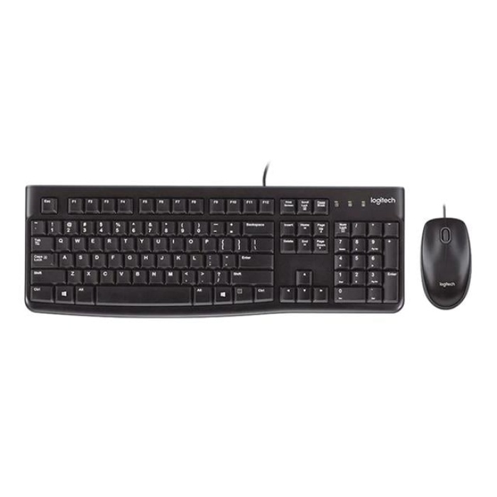 Logitech MK120 Usb Q Siyah Kablolu Klavye + Mouse Set