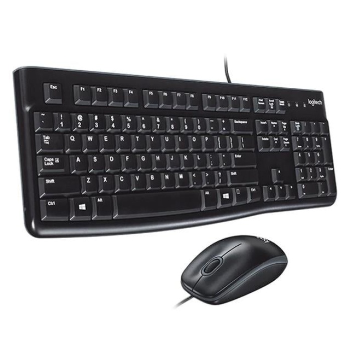 Logitech MK120 Usb Q Siyah Kablolu Klavye + Mouse Set