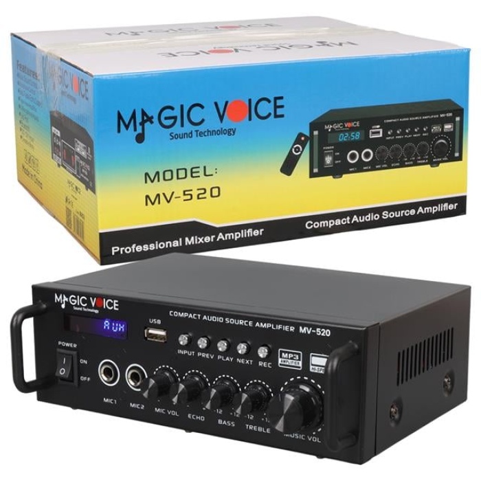 MagicVoice MV-520 Dijital Karaoke Mikser Amfi