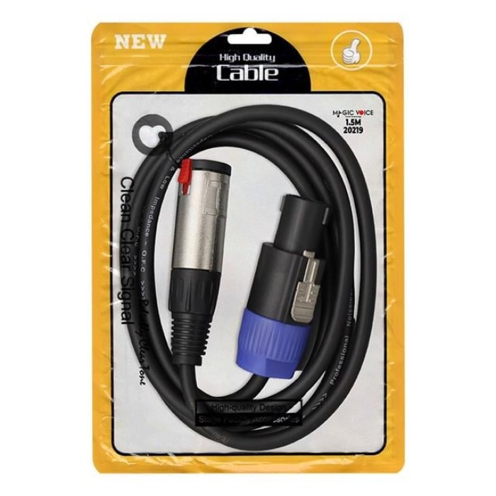 Magicvoice LD384 Specon Erkek - Canon Dişi Çevirici 1.5 Metre Kablo