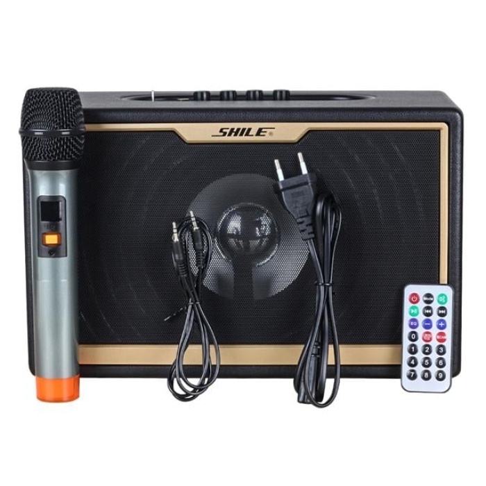 Shile SD-1 El Mikrofonlu Kumandalı USB/SD/BT Portatif Hoparlör