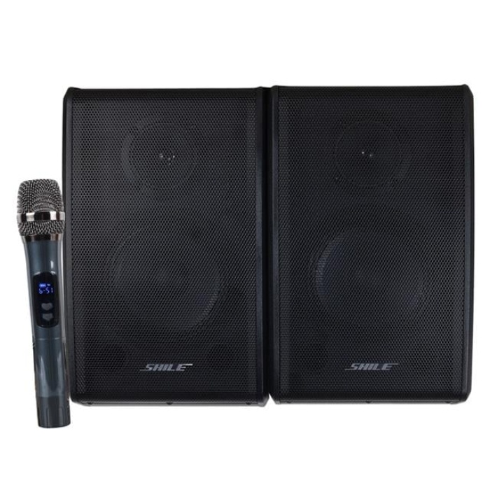 Shile KX-2 El Mikrofonlu Kumandalı USB, SD ve Bluetooth Taşınabilir Hoparlör
