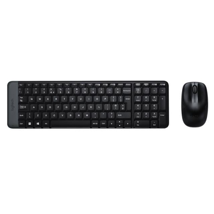 Logitech MK220 Q Tr Siyah Kablosuz Klavye Mouse Set