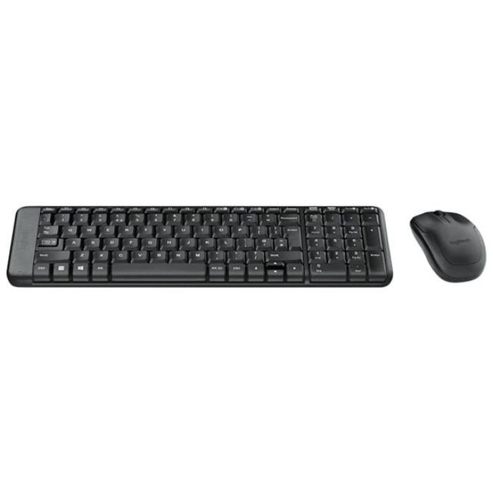 Logitech MK220 Q Tr Siyah Kablosuz Klavye Mouse Set
