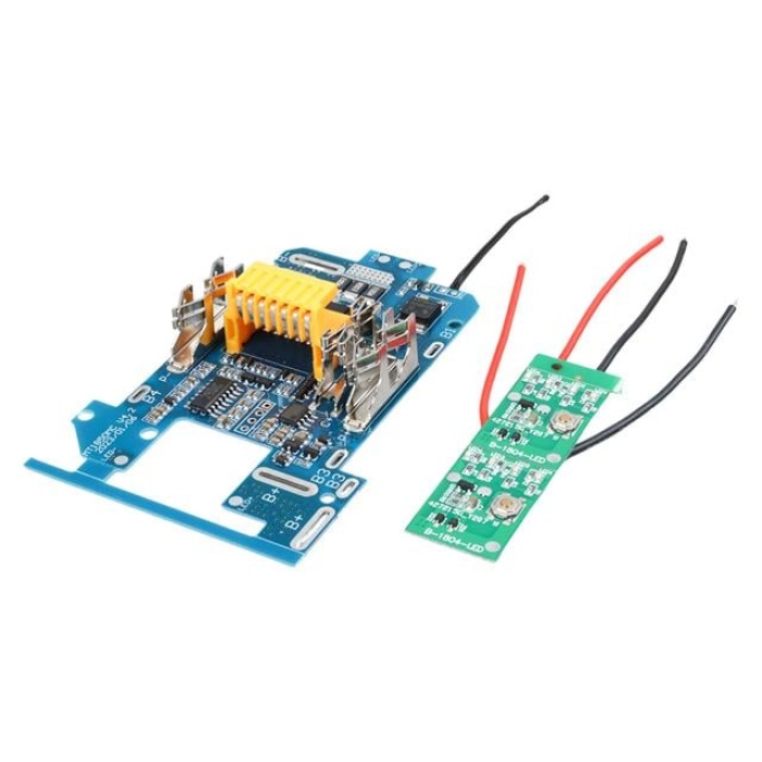 Weko WK-22491 Makita Matkap Bataryası İçin 18V Işık Göstergeli Bms Şarj Deşarj Koruma Devresi