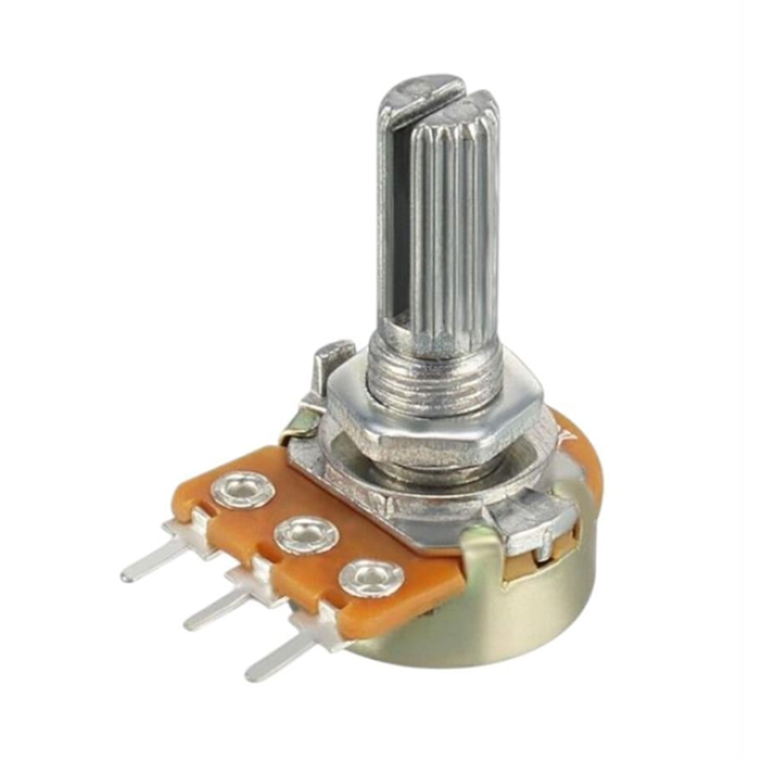 Potansiyometre Stereo 6 Bacaklı  220K (IC-222)