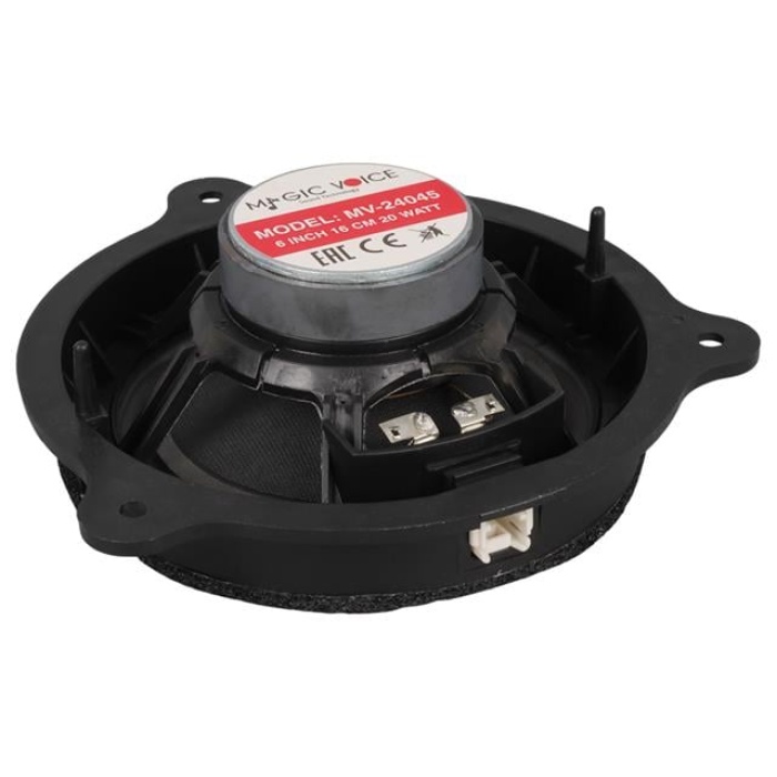 MagicVoice MV-24045 6 16cm 80 Watt Tekli Plastik Kasa Üçgen Montajlı Oto Hoparlör