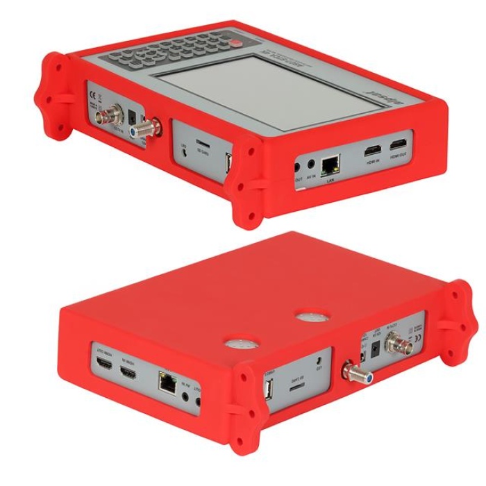 Satfinder AS07-STCA 4K Dvb S-S2/T-T2/C/J.83B/ISDB-T Sinyal Analizörü + Görüntülü Uydu Bulucu + Kamera Test Cihazı