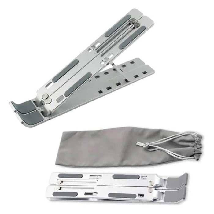 Frisby FNC-5150ST Taşınabilir Katlanır Alüminyum Tablet/Notebook/Laptop Stand Metalik Renk