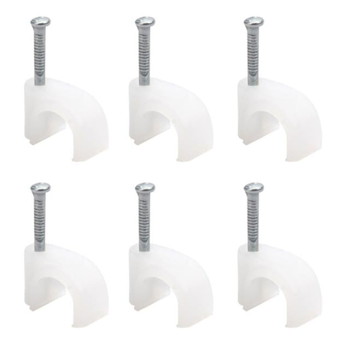 Kroşe 1 Numara Çelik Çivili 4 Mm (Kordon Kabloları İçin) 100lü Poşet Powermaster