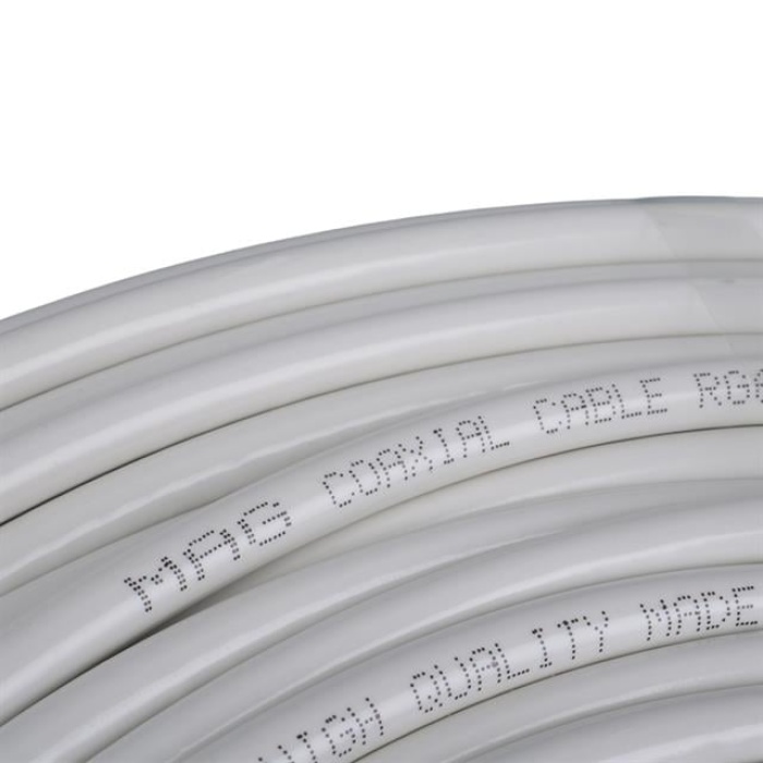 Mag RG6/U4 Bakır İthal 100 Metre Anten Kablosu