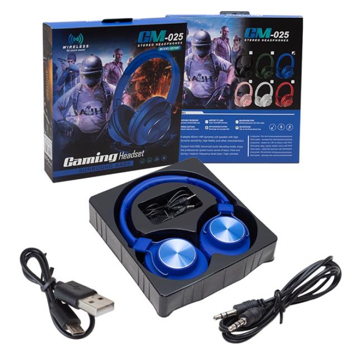 Powermaster GM-025 Gaming Oyuncu Mikrofonlu Kablosuz Kulaklık