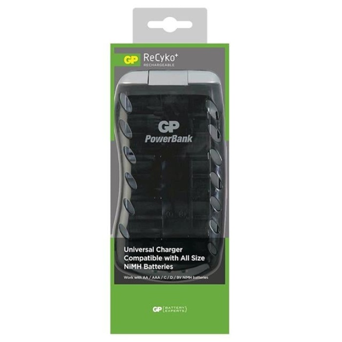 GP Universal (AA-AAA-9V-C-D Boy) Ni-Mh Pil Şarj Cihazı PB19GSMTB-2GB1