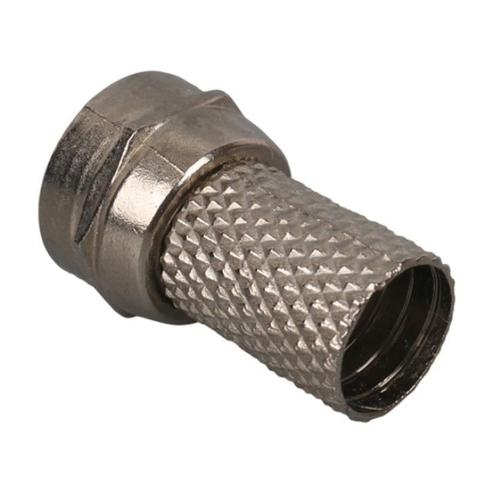 F Konnektör RG6-U4 18MM Geniş (100 Adet)-UJ-2005