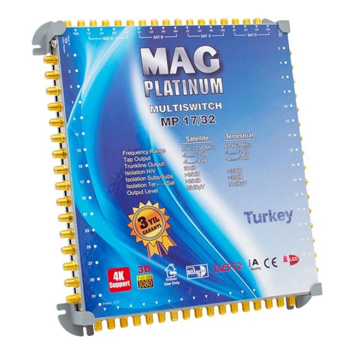 Mag Platinum 17-32 Kaskatlı Uydu Santrali