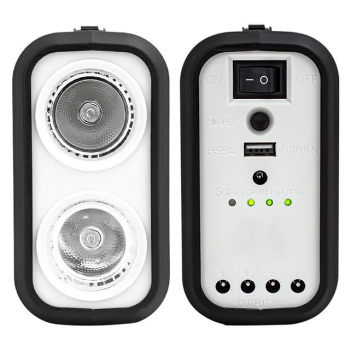 Powermaster GD-8017T Solar Panelli 3 Ampullü Solar Aydınlatma Sistemi