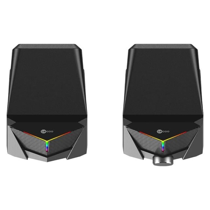 Lenovo Lecoo DS104 Kablolu Usb + 3.5Mm Jack 6W 80dB Rgb Işıklı 1+1 Gaming Speaker - Hoparlör