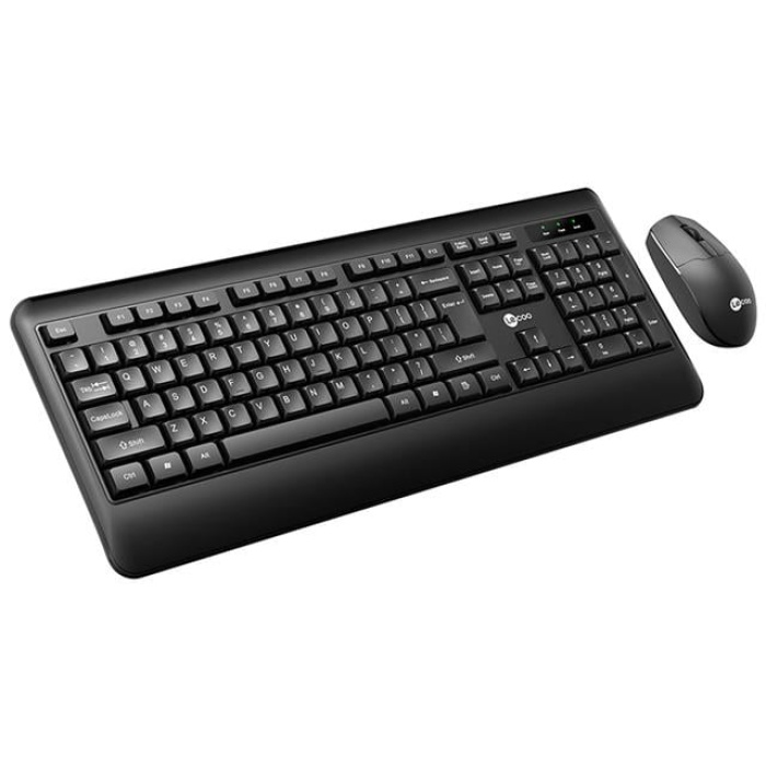 Lenovo Lecoo KW202 Kablosuz Q Klavye - Mouse Set Siyah