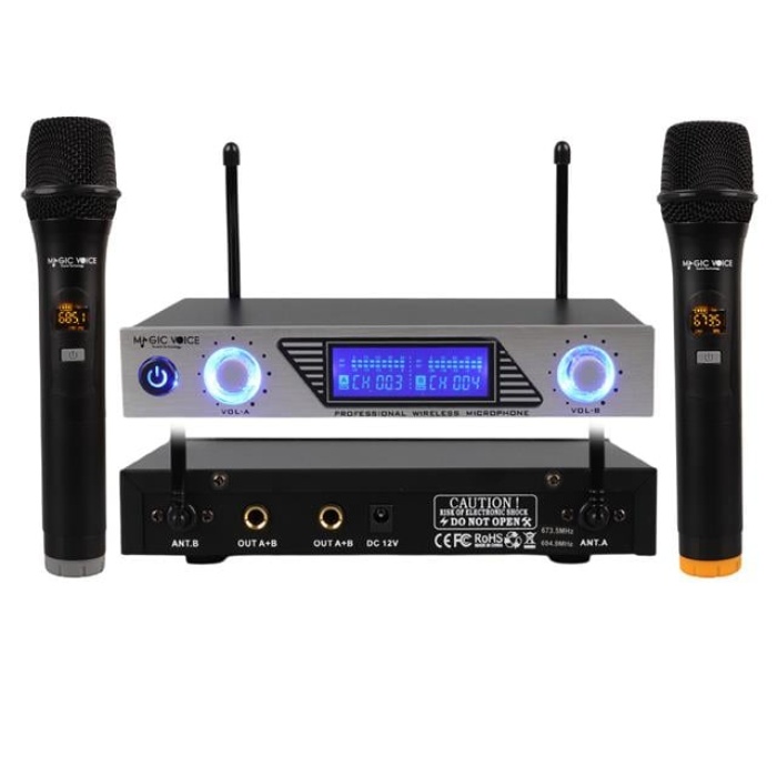 Magicvoice MV-1312EE Uhf 2 El Kablosuz Telsiz Mikrofon