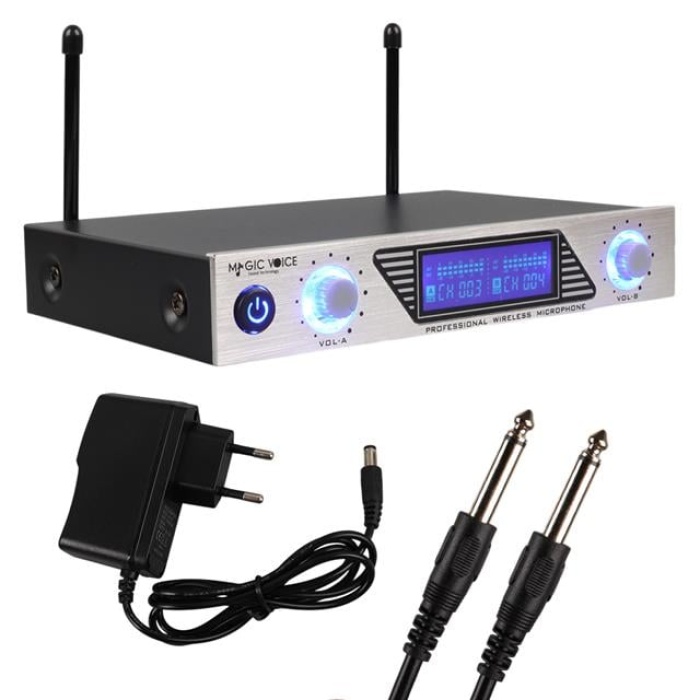 Magicvoice MV-1312EE Uhf 2 El Kablosuz Telsiz Mikrofon