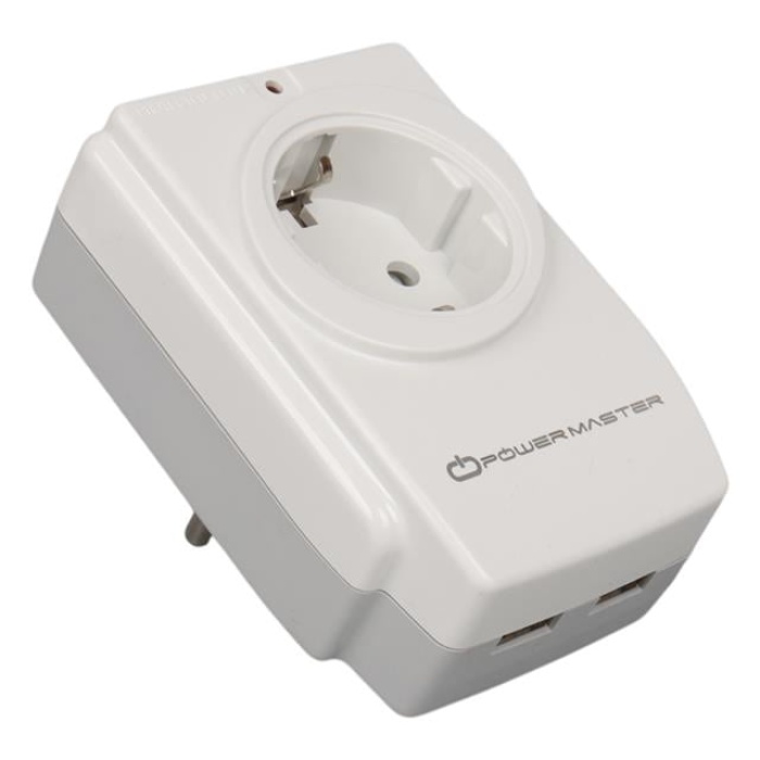 Powermaster PM-18721 Akım Korumalı Tekli Priz