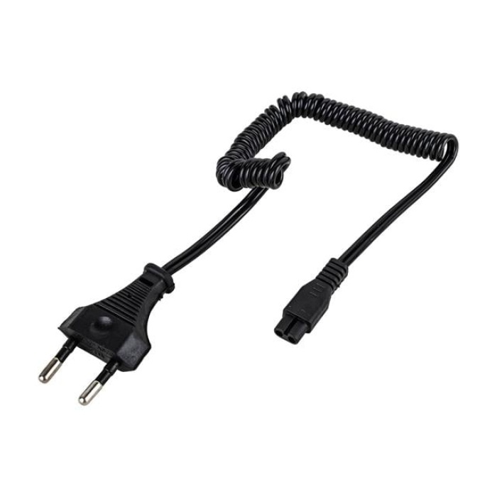 220 Volt Spiral Model Ceyran Power Kablo 1 Metre (Traş Makineleri-Işıldaklar İçin)