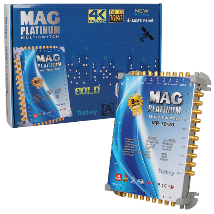 10*20 Sonlu/Kaskatlı Swıtchlı Uydu Santrali Mag Platınum