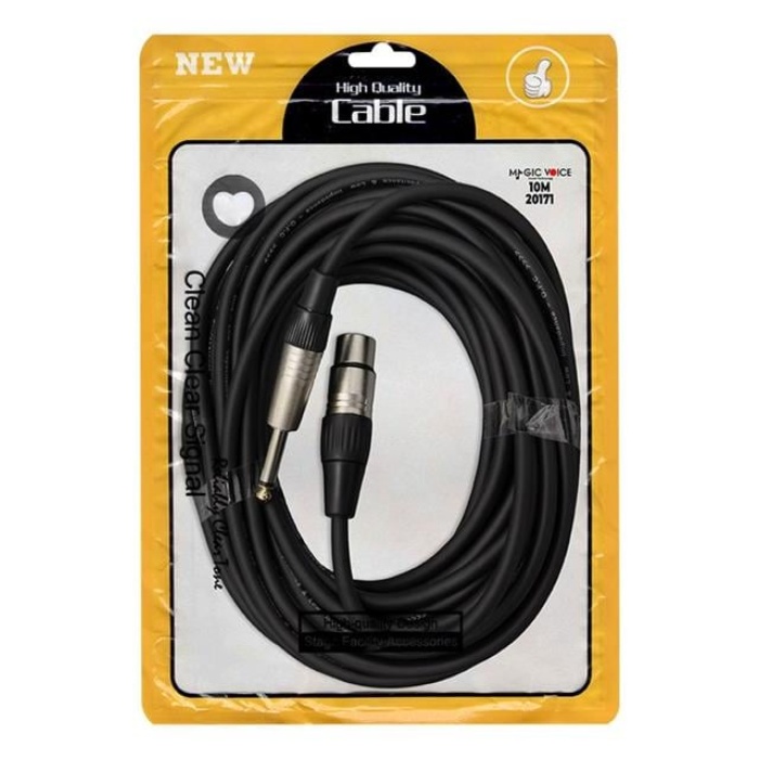 Magicvoice LD379B 6.3 Mm Mono Erkek - Canon Dişi 10 Metre Kablo