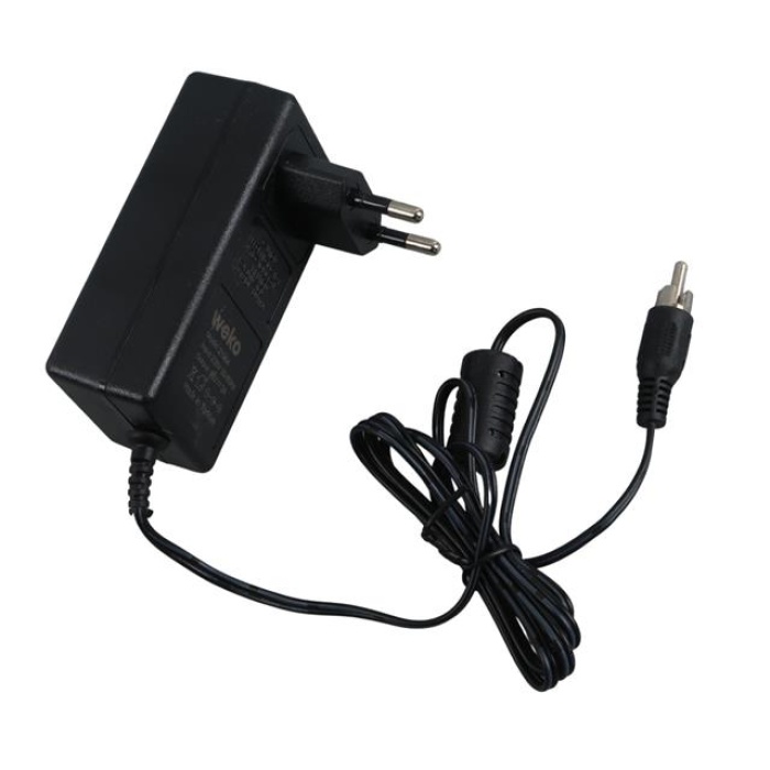 Weko 16 Volt - 2. Amper Tos Fişli Rca Yerli Üretim Priz Tipi Santral Adaptörü