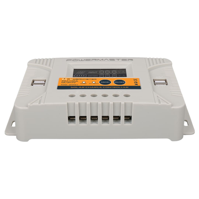 PowerMaster PM-40A 12 Volt - 24 Volt - 40 Amper 4 USBLI Dijital Otomatik Solar Şarj Kontrol Regülatörü