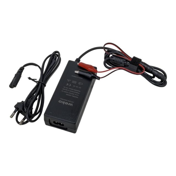 Weko 12.6 Volt - 3 Amper 5.5*2.5 + Krokodil Uçlu Ledli Yerli Üretim Masaüstü Şarj Adaptörü