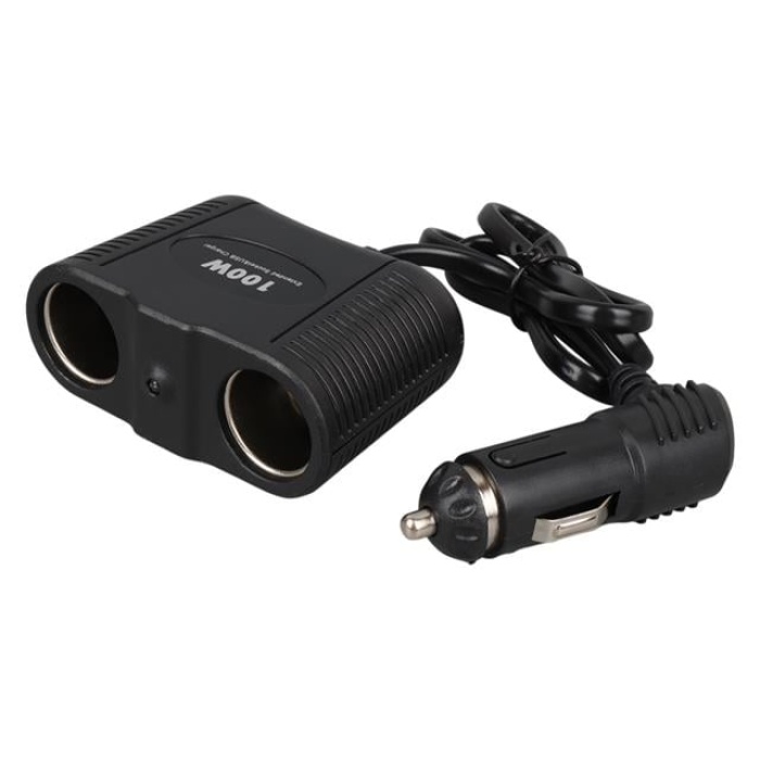 Olesson 1642 12-24V 100W 70cm Kablolu 2li Araç Çakmak Çoklayıcı