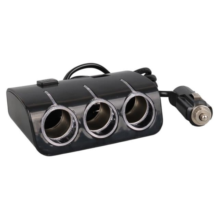 Olesson 1506 12-24V Çift USB Girişli 120W 80 CM Kablolu 3LÜ Araç Çakmak Çoklayıcı