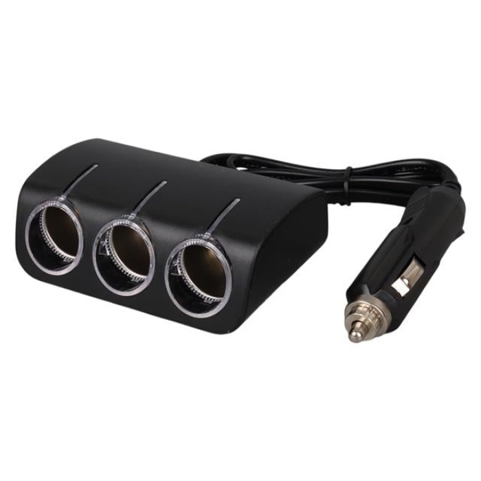 Olesson 1521 12-24V 120W 80 CM Kablolu 3LÜ Araç Çakmak Çoklayıcı