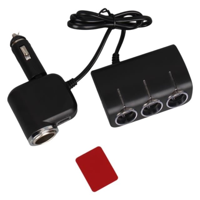 Olesson 1528 12-24V Tek USB Girişli 120W 80cm Kablolu 3LÜ Araç Çakmak Çoklayıcı