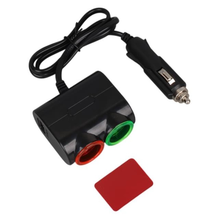 Olesson 1631 12-24V Tek USB Girişli 120W 80cm Kablolu 2LI Araç Çakmak Çoklayıcı