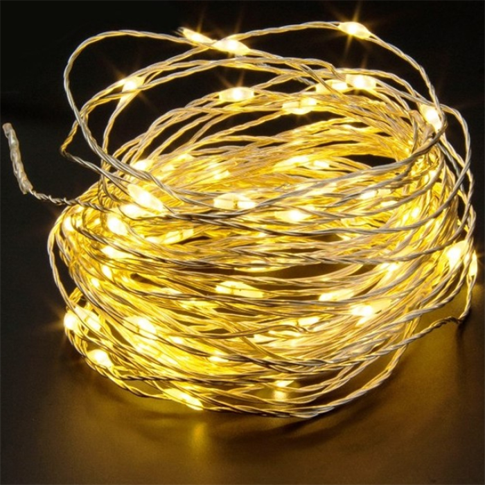 Powermaster 3*AA Pilli 4 Renkli Rgb Sabit 10 Metre Kablolu Bağ Led