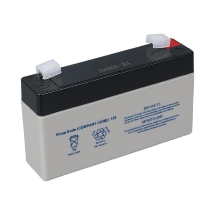 Yokohama YH-61.3 6 Volt - 1.3 Amper Akü (98x25x52 mm)