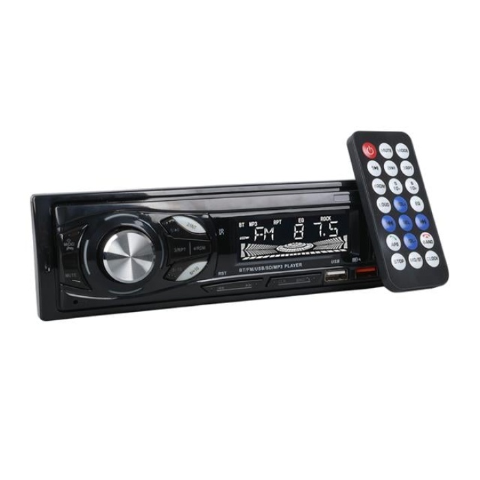 Carstar CS-107 Çift USB/SD/FM/AUX/Bluetooth Kumandalı Oto Teyp 4X60 Watt
