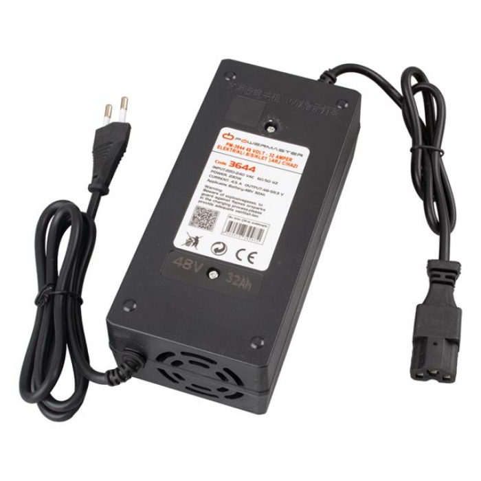 Powermaster PM-3644 48 Volt - 32 Amper Elektrikli Bisiklet Şarj Cihazı